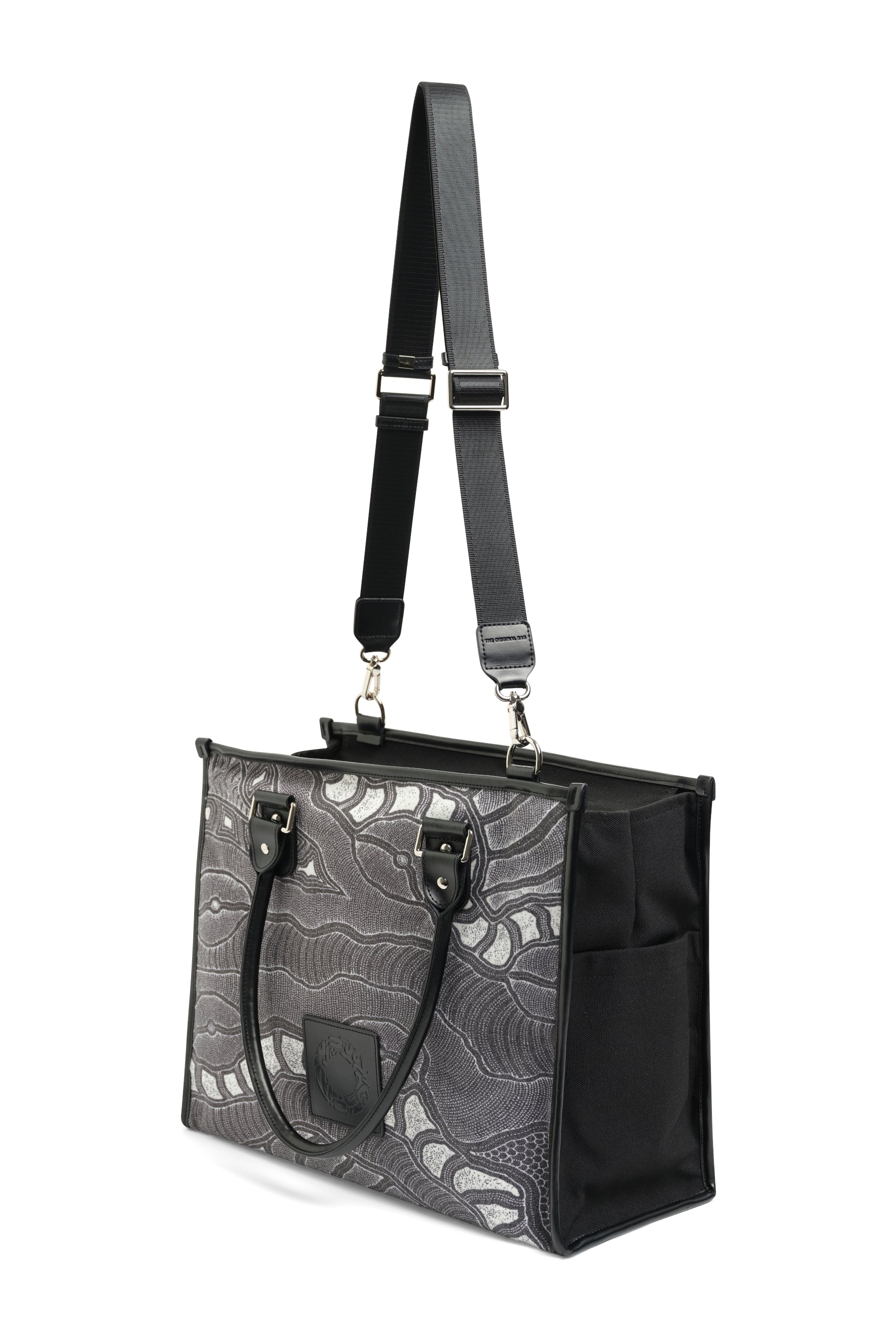 Sandhills and Riverbeds by Delvine Pitjara Large Tote - The Original Bag